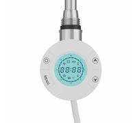 Right Radiators 600W Thermostatic Smart Wifi Towel Rail Radiator Electric Heating Element Lcd Display White