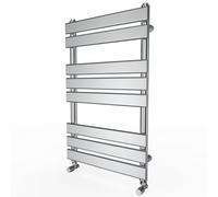 Right Radiators 800X500 mm Designer Flat Panel Heated Towel Rail Radiator Bathroom Warmer Heating Chrome