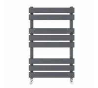 Right Radiators 800X500 mm Designer Flat Panel Heated Towel Rail Radiator Bathroom Warmer Heating Sand Grey