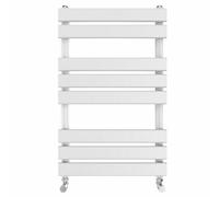 Right Radiators 800X500 mm Designer Flat Panel Heated Towel Rail Radiator Bathroom Warmer Heating White