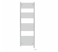 Right Radiators Prefilled Thermostatic Electric Heated Towel Rail Straight Bathroom Ladder Warmer - Chrome 1800X600 mm