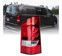 Right Rear Light Lens Housing For Mercedes Benz Vito W447 Van 2015-On, O/S Driver Side Halogen Tail Brake Stop Lamp W/O Bulbs, 4478201264 A4478200064