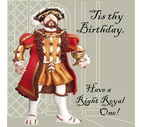 Right Royal One Funny Olde Worlde Birthday Card Erica Sturla Greeting Cards