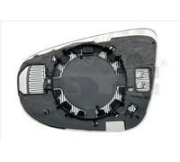 Right Side Mirror Glass TYC Fits VW Golf Mk6 Touran 5K0857522
