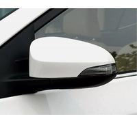 Right Side Wing Mirror Cover Cap Designed to Fit Perfectly on For Toyota For Yaris 2012 2020 in Elegant Gloss Black Color to Enhance Aesthetics (White-R)