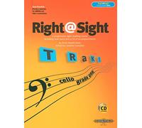 Right@Sight for Cello, Grade 1 – Sight-Reading Course; incl. duet parts & CD – Edition Peters