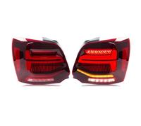 Right Tail Light Compatible With VW For Polo 5 For Polo MK5 6R 6C 2009-2017 Sequential Signal Red Rear Lamps Assembly Tail Lights