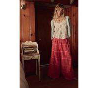 Right Time House Pant at Free People in Red Combo, Size: XS - female