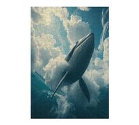 Right Whale 300 Piece Count Premium Jigsaw Puzzle Paisaje Edificio For Adults Teens 14+ Concentration Training Indoor Game Family Game Night Sturdy Paperboard 300 PCS