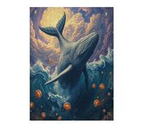 Right Whale 500 Piece Count Premium Jigsaw Puzzle Paisaje Edificio For Adults Teens 14+ Concentration Training Indoor Game Family Game Night 500 PCS
