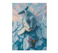 Right Whale 500 Piece Count Premium Jigsaw Puzzle Paisaje Edificio For Adults Teens 14+ Concentration Training Indoor Game Family Game Night 500 PCS