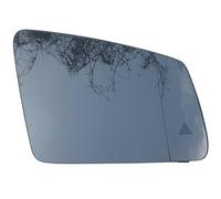Right Wing Mirror Glass for Mercedes-Benz E-Class W212/W214 2009-2015,2024-,S-Class W221 2009-2013,2021-, Heated Car Rearview Mirror Glass Replacement, with ABS Support Plate Door Mirror, White Glass