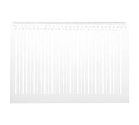 Right Writing Guide - A4 Ruler, Geometry Tool | Transparent Measuring Template for Drawing, Educational Stencil for Students, Draftsman, Artists, Sketch, Single Attribute, Se référer au