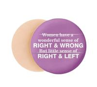 Right Wrong Left Right Drive Air Cushion Makeup Foundation Sponge Powder Puff