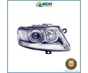 Right Xenon Headlight with Electric Adjustment - for Audi A6 2004->2008