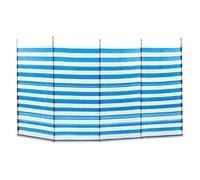 rightclick 5 Pole 4 Section Wind Breaker for Camping, Heavy Duty Wind Breaks for Camping, Beach, Caravan & Garden, Outdoor Sun Shade with Poles_300 x 120cm