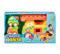 rightclick Crane Truck Play Set - Toy Crane with Cement & Tow Truck | Kids' Play Trucks, Digger Toys & Construction Toys for Boys 36.8 x 12 x 20.3cm (Approx.)