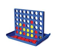 rightclick Four in a Line Classic Strategy Board Game | 4-to-Score Giant Premium Plastic Games Set | Children Garden Game | Portable & Collapsible Travel Game for Boys and Girls Ages 3+ & Family Fun.