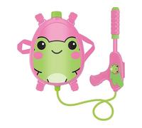 rightclick Frog Water Blaster Backpack - Kids Water Gun Backpack with High Capacity Water Tank & Pump Action Blaster - Outdoor Water Spray Toy for Garden, Beach & Summer Outdoor Play Ages 3-8 Years.