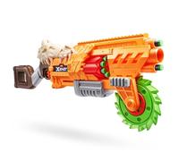 rightclick HorrorFire Doomsday Dart Gun - 16 Darts, Spinning Saw Blade, 90ft Firing Range - Outdoor Toy Blaster for Boys, Girls, Teens & Adults - Insanity Series