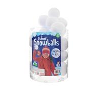 rightclick Indoor Snowballs Set - 20 Soft Foam Snowballs for Safe Indoor Snowball Fights, All-Season Play, Reusable, No Mess Warm Touch, Party Game Gift, Ages 3 and Up