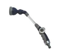 rightclick Multi Spray Watering Lance 90cm, Long Spray Lance with 9 Pattern Nozzle, Adjustable Angle Spray Head, Garden Spray Lance Gun for Hose Pipe, High Pressure to Soft Showe