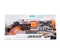 rightclick Skins Lock Blaster with 16 Darts & Rotating Barrel - Air Pocket Dart Tech, Unique Code Lock, Foam Blaster Toy Gun for Kids, Teens & Adults