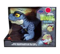 rightclick Smoke Breathing Dinosaur Toy - Realistic Design with LED Lights, Roar & Mist Spray - Walking Dino Action Toy for Kids, Great Gift for Boys Who Love Dinosaurs