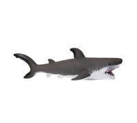 rightclick Soft Touch 20" Giant Shark Toy - Realistic Great Figure, Soft Touch Animals Sea Creature for Kids 3+, Ocean Predator Play Figure