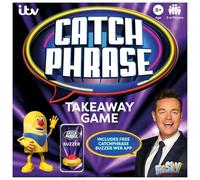rightclick TV Game Show Board Game - Family Party Games with Quiz, Buzzer & Challenge Rounds - Classic Show-Inspired Fun for Kids, Board Games For Teens & Adults (Catch Phrase)