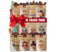 Righteous Felon Beef Jerky & Meat Sticks Variety Pack | Beef Jerky Gifts for Men | High Protein, Keto, Low Sugar | Made with Premium Meats | Gluten Free Beef Jerky Snack Packs | Whole Shebang 16 Pack