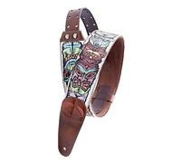 RightOn! Straps Mojo Tiki White - Strap for Guitars