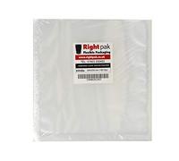 Rightpak Vacuum Food Bags Vacuum Machine Bags - Embossed Vacuum Bags for Food Storage & Sous Vide Cooking & Boilable Pre-Cut Textured Bags (200 PCS, 20X20cm)