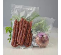 RIGHTPAK Vacuum Food Sealer Bags 200 Pieces 15cm x 20cm, Pre-Cut Textured Bags, Thick Embossed Design