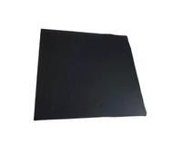 Rigid ABS Plate Black ABS Styrene Plastic Board, Thickness 0.5mm Square Rigid Sheet, Smooth Plate Width 100mm 200mm 1pc(0.5x200x200mm)