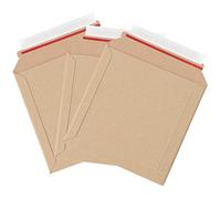 Rigid Cardboard Envelopes Peel and Seal Strong Board Packaging Postal Mailing Shipping Postal Royal Mail Large Letter Posting Envelopes Book Mailers (25, 180x165mm)