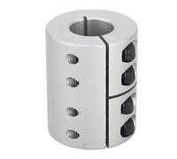 Rigid Clamp Coupling M5 38N.M Anodized Oxide Shaft Clamping Coupling for Stepper Servo Motor 4000rpm SUS304 Stainless Steel 40 x 50 mm