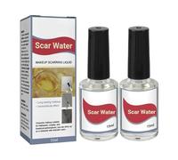 Rigid Collodion Scarring Liquid, 2X15ML Makeup Scar Liquid, Realistic Halloween Makeup Fake Scars Liquids with Brush, Long Lasting Halloween Cosmetic Scar Water, for Costume Party Stage