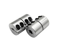 Rigid Coupling 1PCS D40L55 SB Rigid Clamp Coupling Bore 8/10/11/12/14/16/17/18/19/20mm Aluminium Screw Rod Drive Shaft CNC Jaw Motor Coupler(19mm to 20mm)