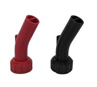 Rigid Filler Spout for 10 or 15 litre containers, High Flow, Heavy Duty Sealed DIN51 (Black)