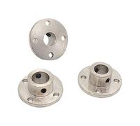 Rigid Flange Couplings, 1pc 3/3.17/4/5/6/8/10/11/12mm Rigid Flange Coupling Guide Shaft Bracket Coupler Motor Connector(7mm)