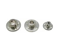 Rigid Flange Couplings, 1pc Pipe Fittings Rigid Flange Coupling Motor Guide Shaft Coupler 3/3.17/4/5/6/6.35/7/8/10/11/12/14mm Motor Connector(14mm)
