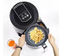 Rigid Pig Air fryer liners, Silicone liner for cooking, accessories, reusable liner, Compatible with NINJA af160uk/ Asda3.2L+ Phillips,Salter,Cosori + Many more, Dark Grey