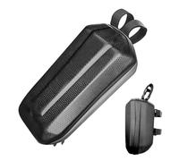 Rigid Storage Bag for Electric Scooters, 25.5 x 14 x 13 cm Waterproof Storage Pack for Electric Scooter Handlebars, Non-Slip for Bikes, Scooters