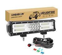 RIGIDON 12 inch 180W driving led light bar with 12V wiring harness kit