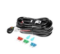 RIGIDON 12V Led Light Bar Wiring Harness Cable Kit, 18AWG 1 Lead for Car Off road Truck SUV UTE ATV 4x4,DC 40A, Led Work Light, Fog Lamps Kit (Model A)