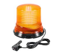 RIGIDON 1x Magnetic Base Safety Emergency Flashing Light, 6.3 inch 90 LED 12V 24V Strobe Hazard Warning Light, Amber Beacon, Waterproof Universal for Car Truck Off road Van 4x4 Recovery Vehicle Boat