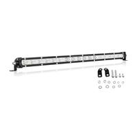 RIGIDON 20 Inch 90W LED Light Bar Slim Single Light Bar Flood Spot Combo Beam Waterproof LED Work Light for Truck Boat Car ATV UTV SUV Jeep, Clear,White (JD-05-90-C)