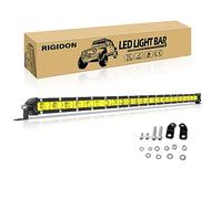 RIGIDON 26 Inch 120W Amber LED Light Bar,Slim Single Row Light Bar Flood Spot Combo Beam Waterproof LED Work Light for Truck Boat Car ATV UTV SUV