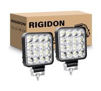 RIGIDON 2PCS 48W Mini LED Fog Light, 4Inch Spot LED Work Light Pod Lights for Truck, Marine, Boat, Pickup, ATV, UTV, 4X4WD, Forklift, SUV, Motorcycle